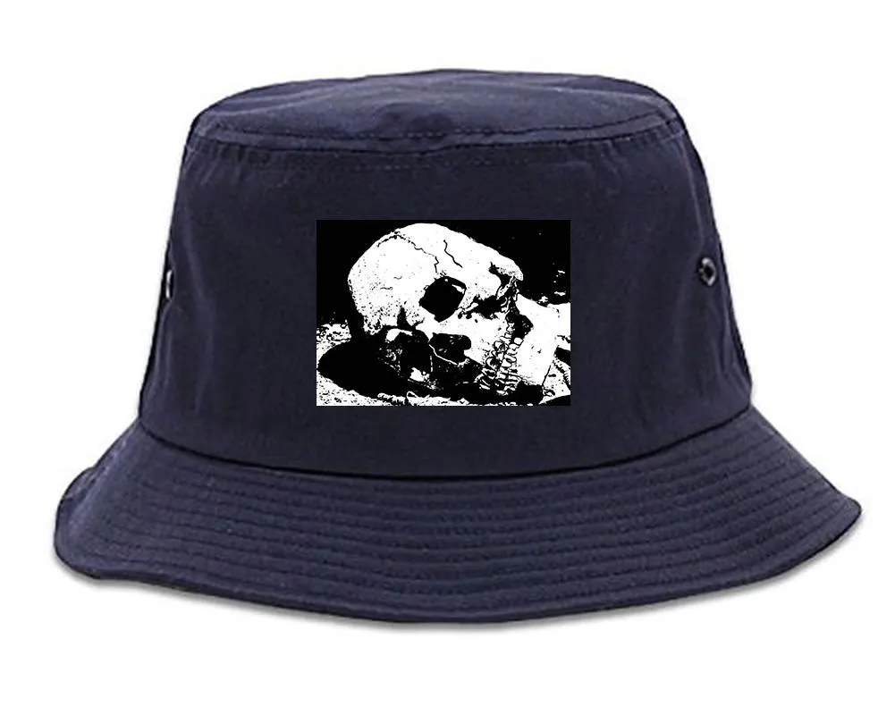 Skull Decay Goth Bucket Hat