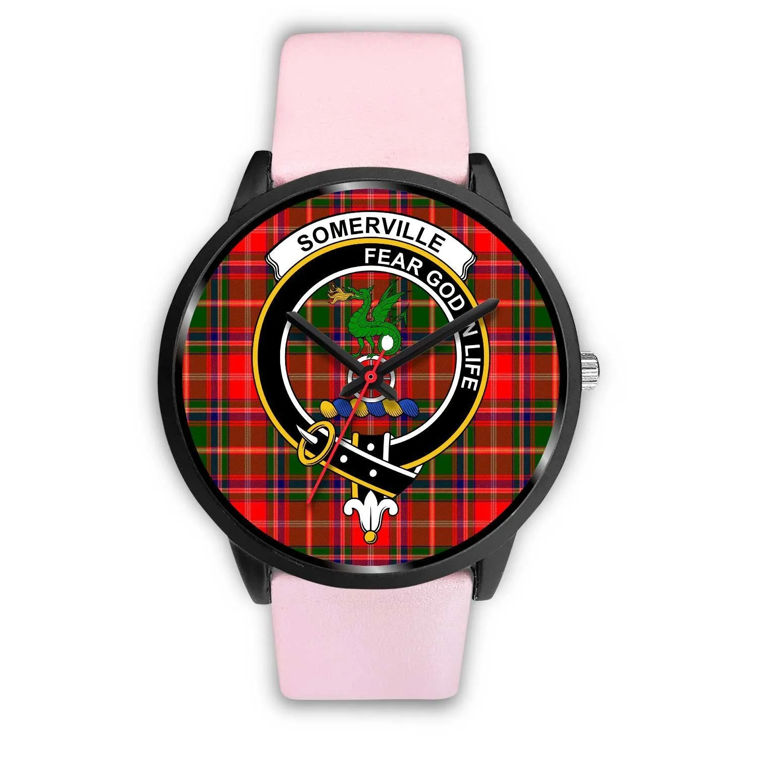 Somerville Clan Badge Tartan Black Watch
