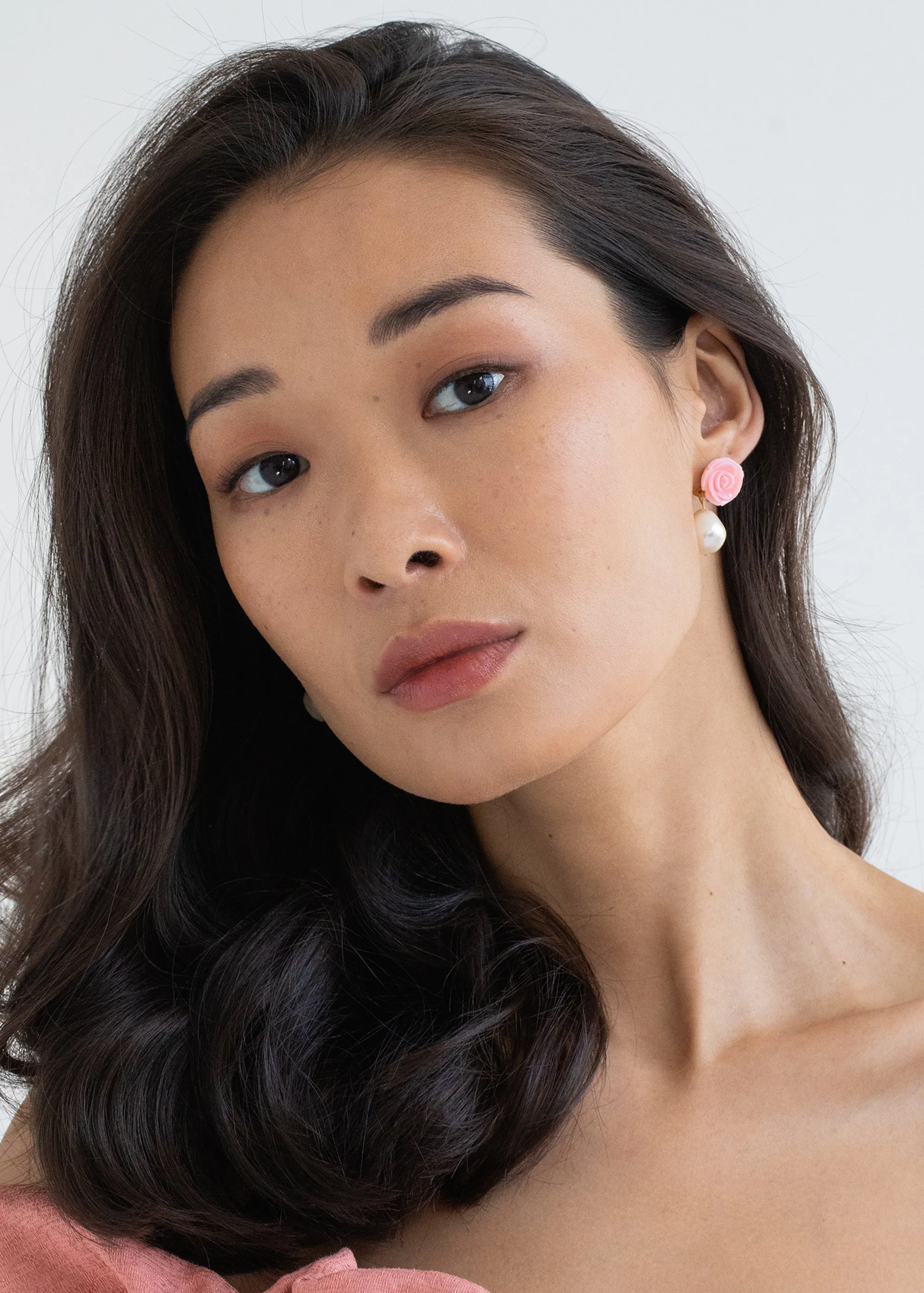 Telma Earrings -- Rose