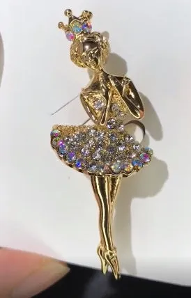 The Cleo Ballerina Pin
