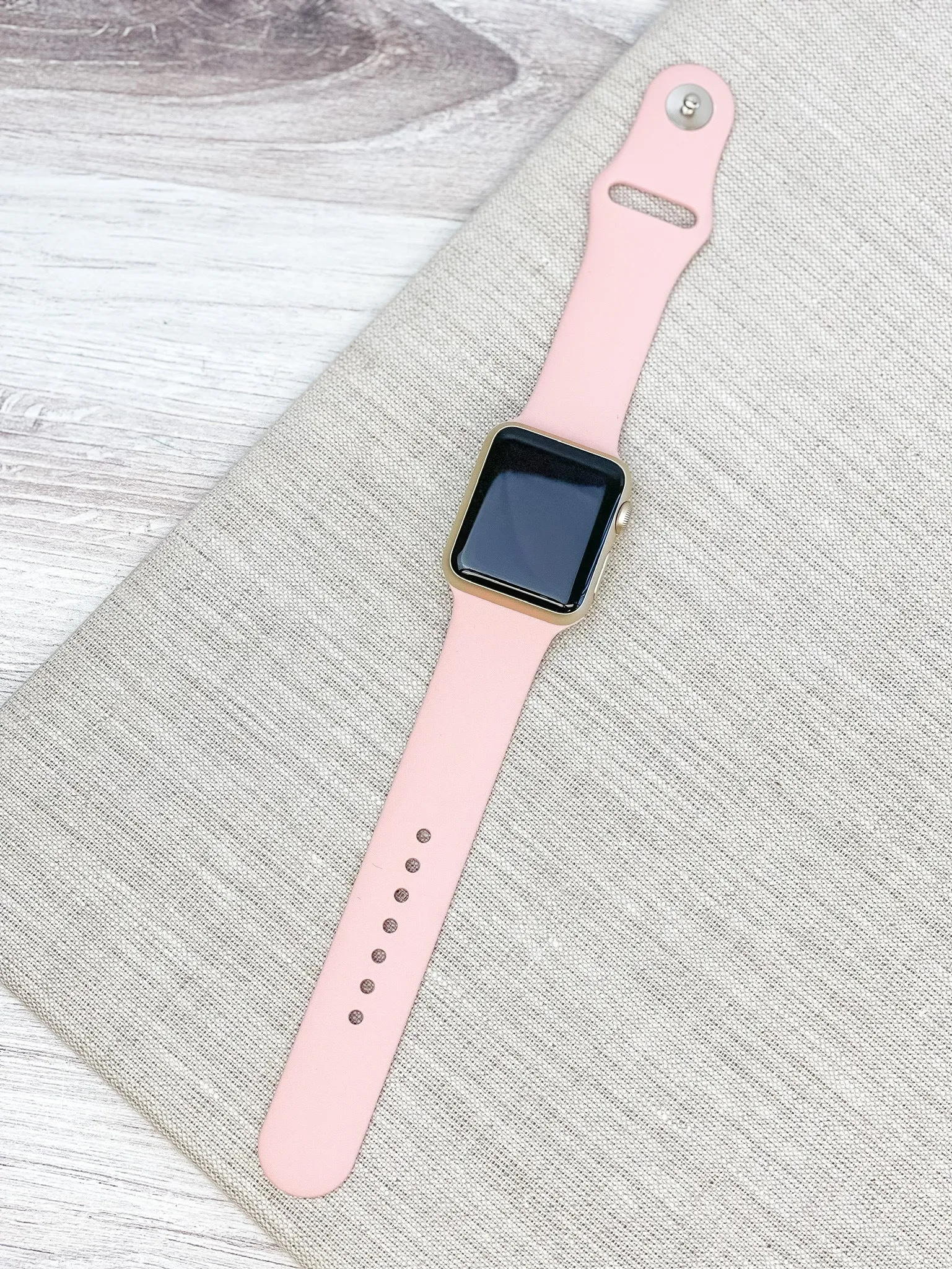 The Solid Silicone Smart Watch Band - M/L