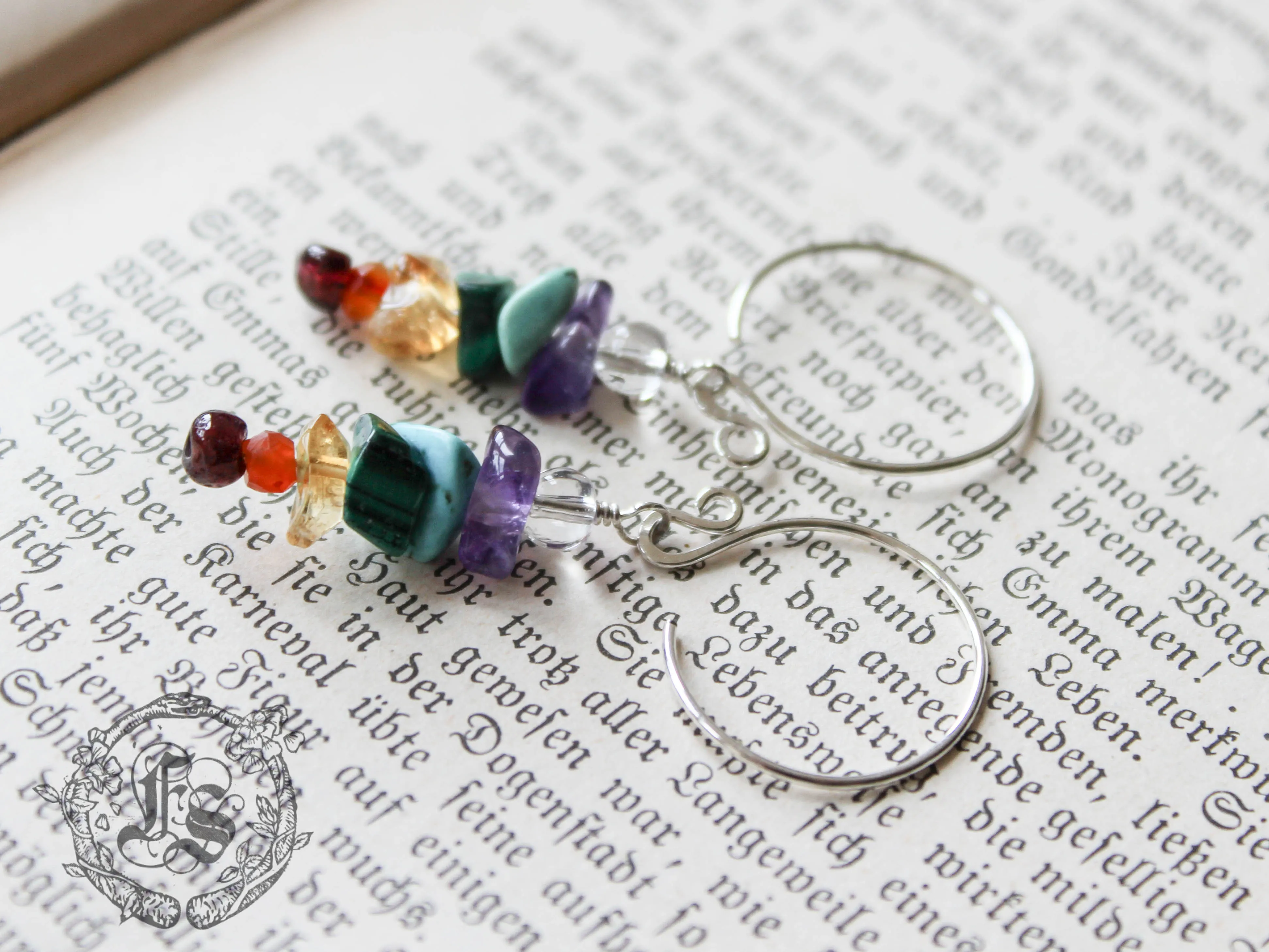 Tiny Bifrost Earrings in Sterling Silver