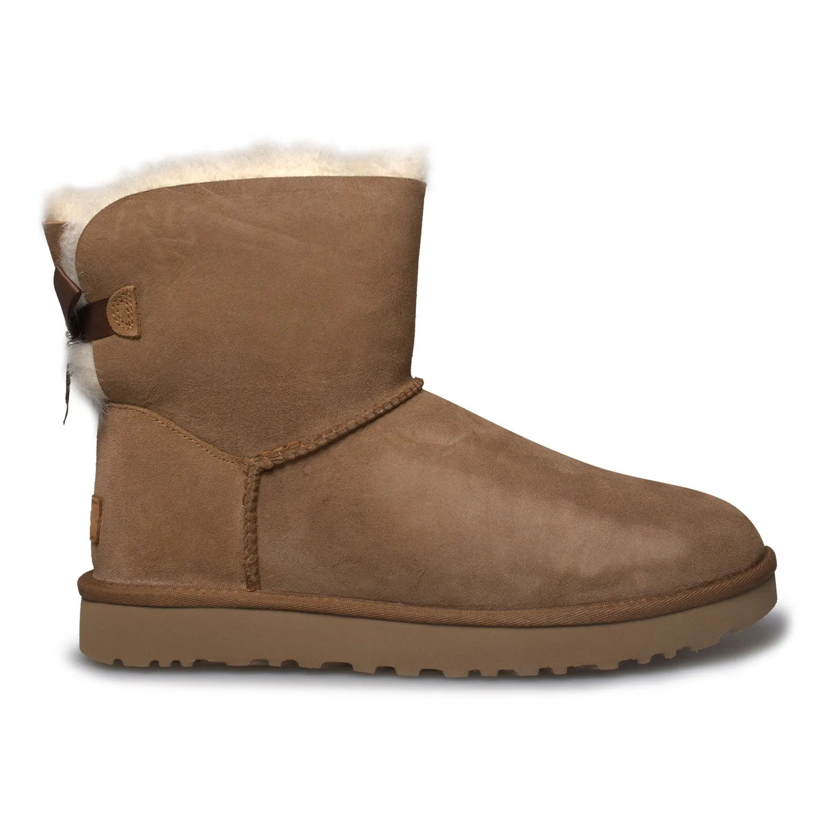 UGG Mini Bailey Brooch Chestnut Boots - Women's