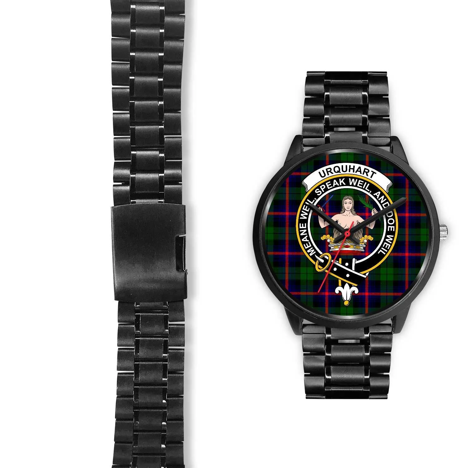 Urquhart Modern Clan Badge Tartan Black Watch