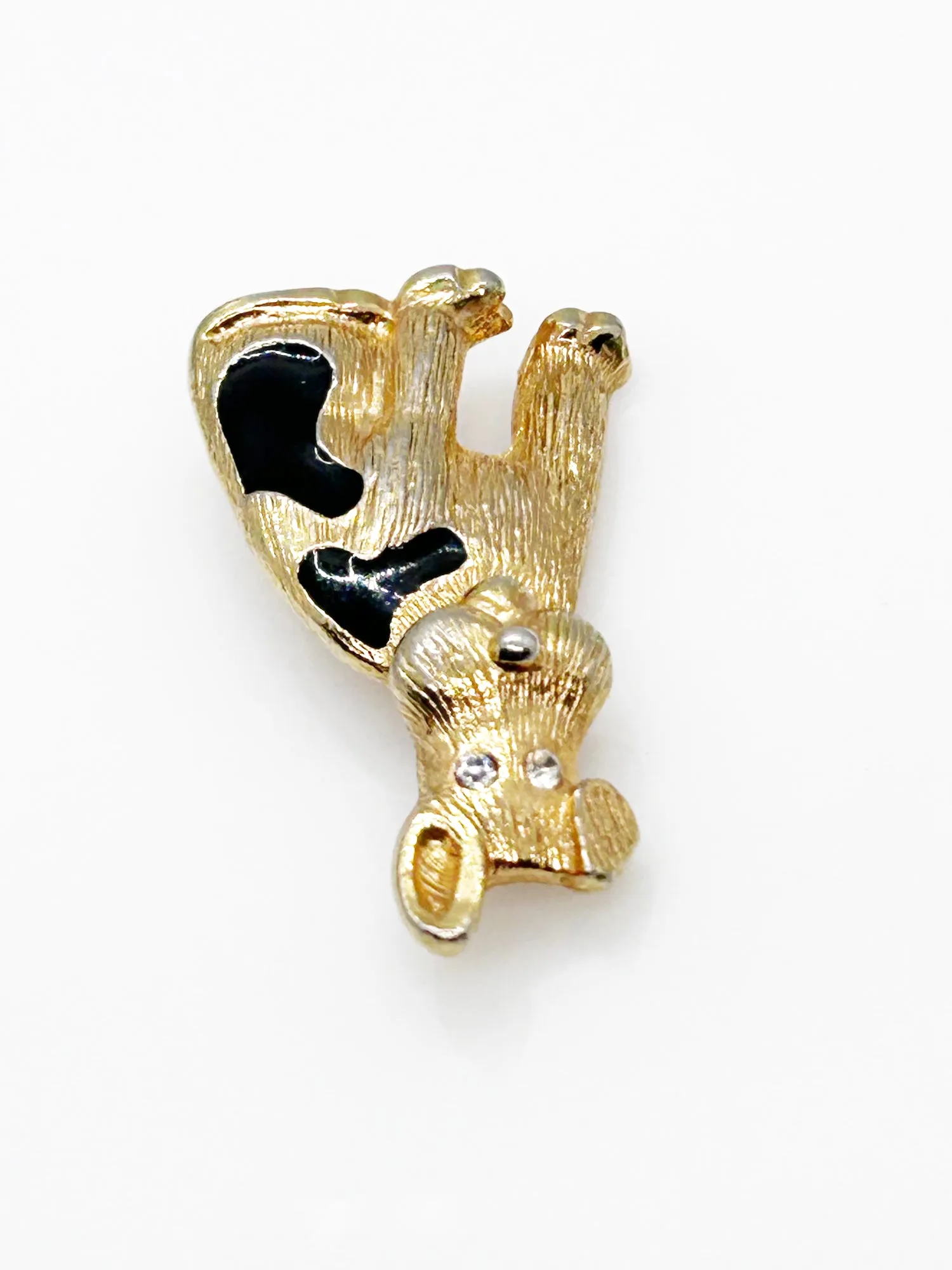 Vintage BJI Spotted Dog Brooch with Floppy Ear