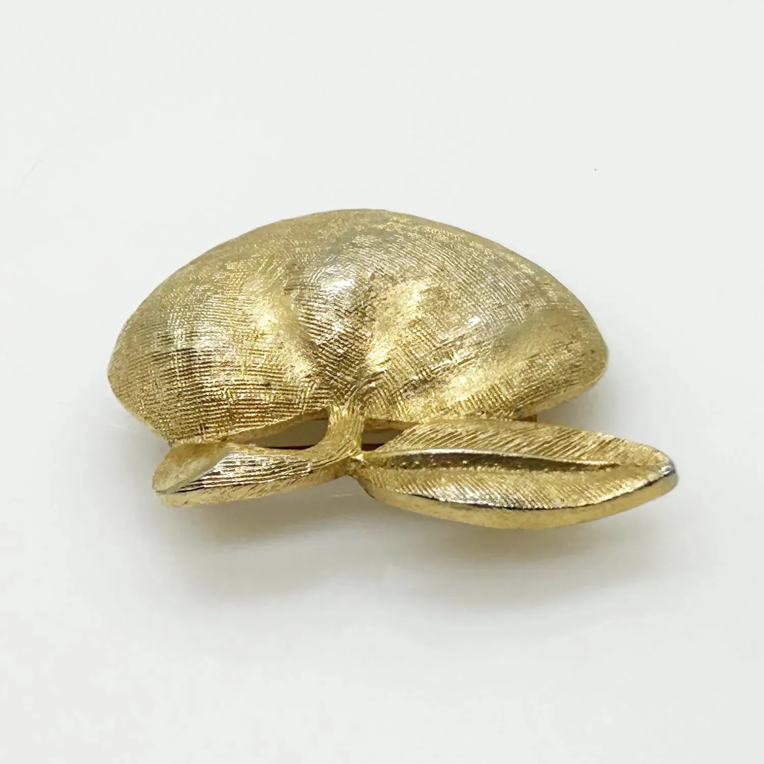 Vintage Gold Coro Apple Brooch