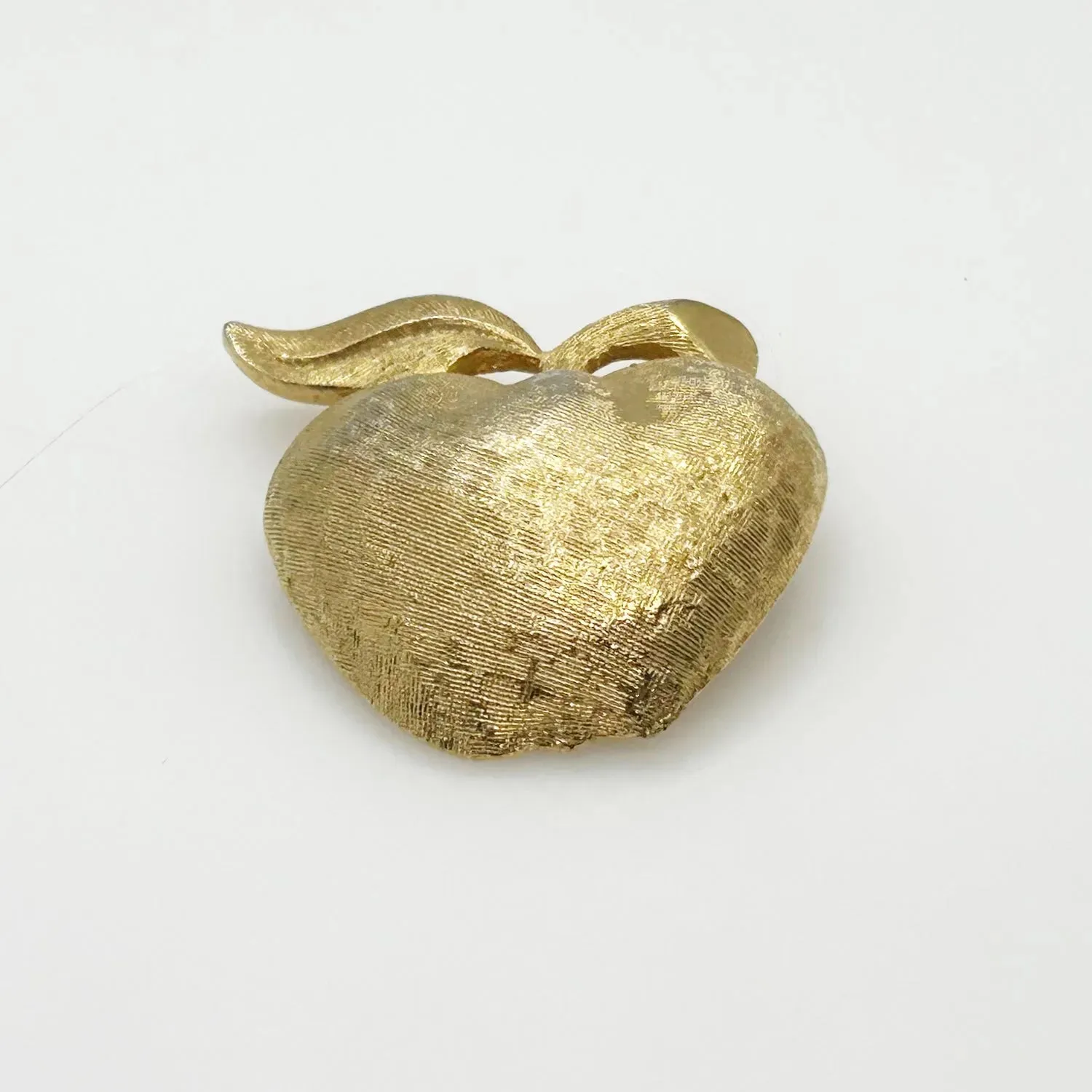 Vintage Gold Coro Apple Brooch