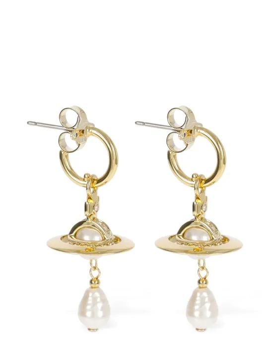 Vivienne Westwood   Aleksa imitation pearl drop earrings 