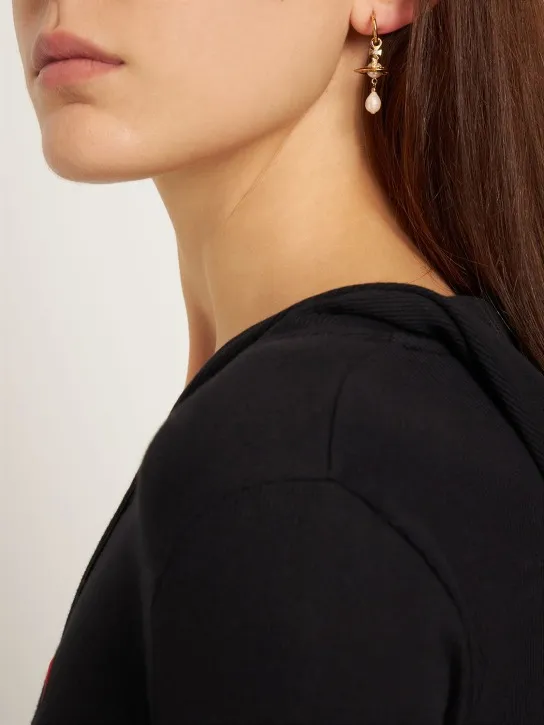 Vivienne Westwood   Aleksa imitation pearl drop earrings 