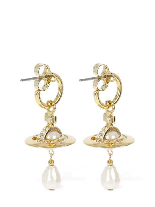 Vivienne Westwood   Aleksa imitation pearl drop earrings 