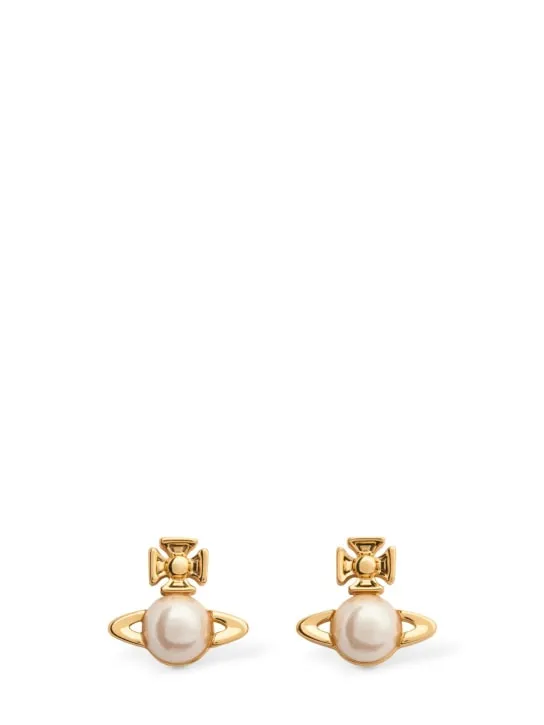 Vivienne Westwood   Balbina faux pearl stud earrings 